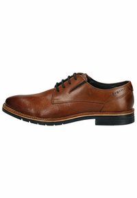BUSINESS - Elegantní šněrovací boty - cognac