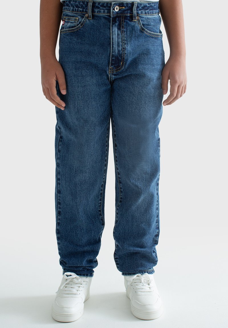 Big Star ISAAM - Sirgete säärtega teksad - blau