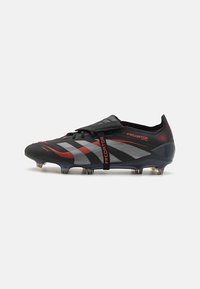 PREDATOR ELITE FOLD-OVER TONGUE FIRM GROUND - Kopačky pro pevný povrch - core black/grey four/lucid red