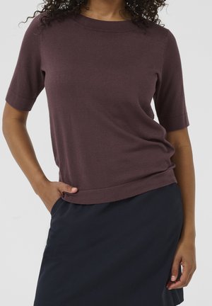 T-shirt basique - bordeaux