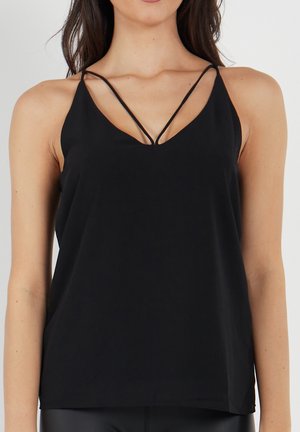 PLAIN  - Top - black