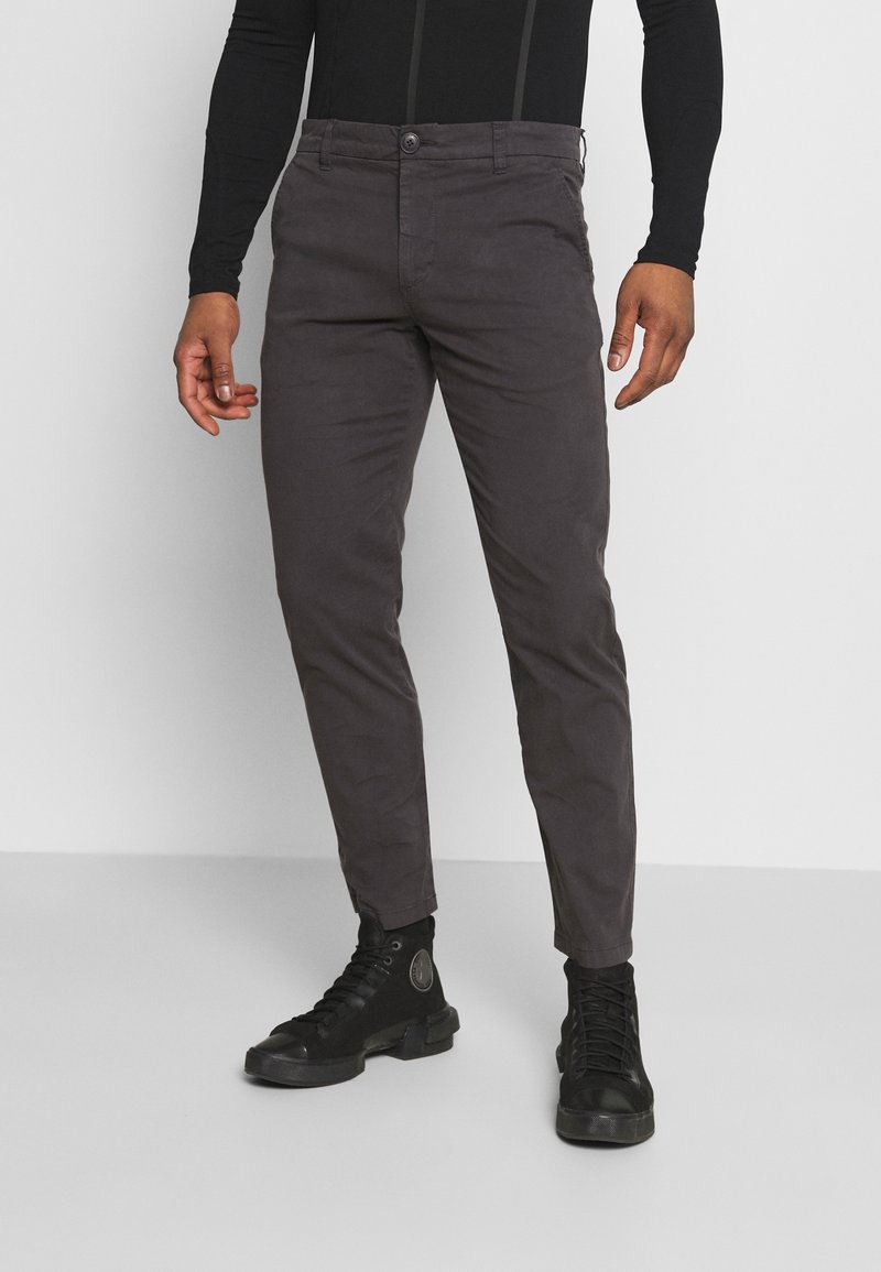 KnowledgeCotton Apparel Chino - black