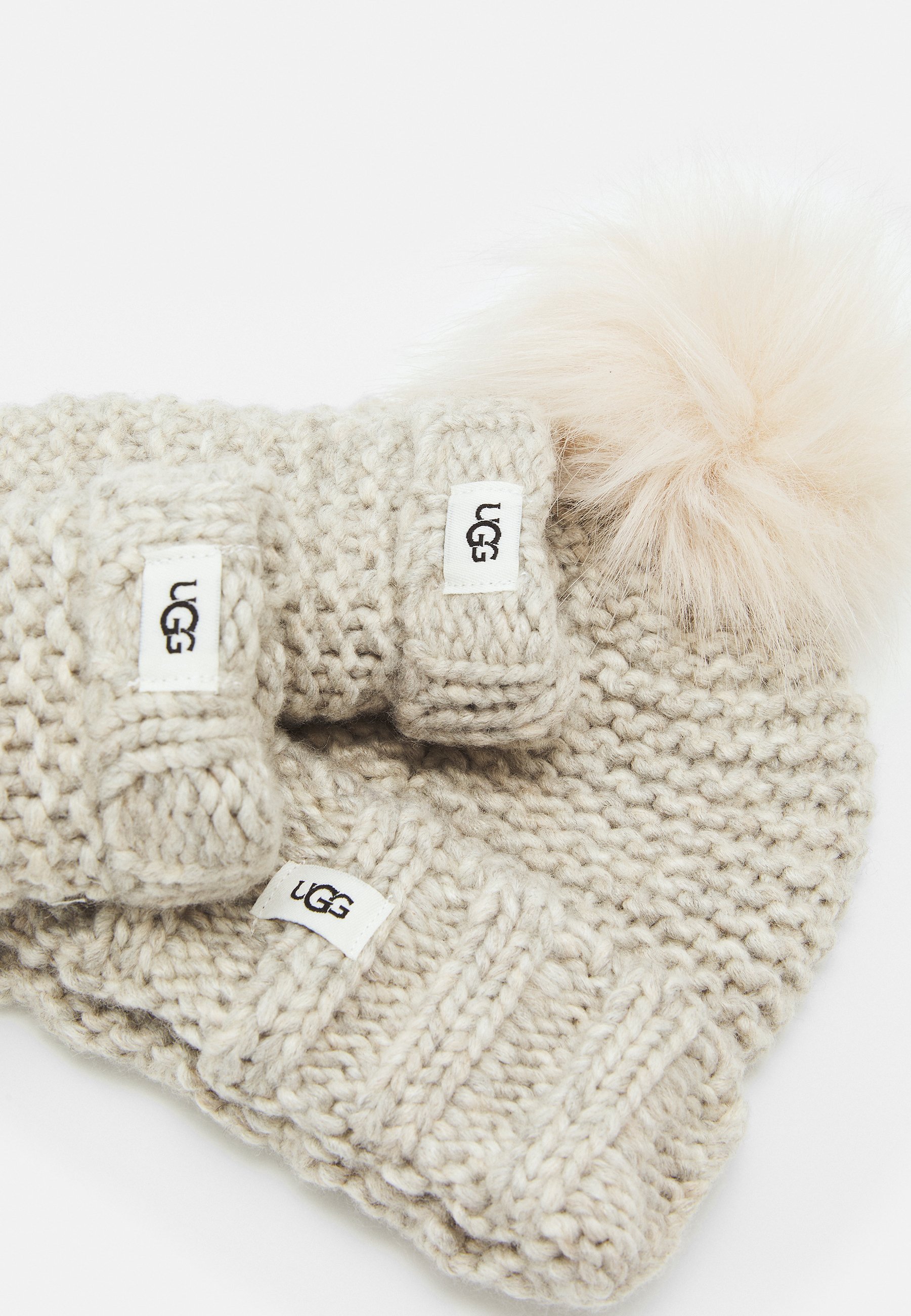 UGG SET - Muts - light grey/lichtgrijs - Zalando.nl
