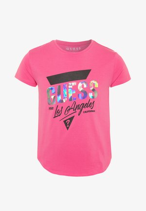JUNIORHIGH LOW - T-shirt print - pop pink