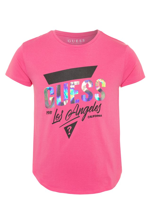 JUNIORHIGH LOW - T-shirt print - pop pink