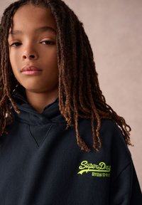 Superdry & Co REGULAR FIT - Kapucnis pulóver - navy
