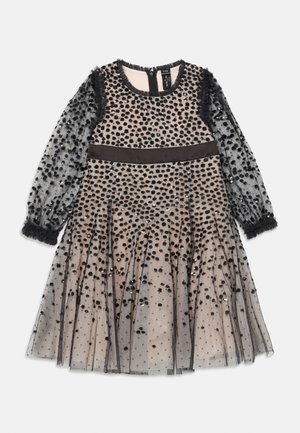 DAPPLED LONG SLEEVE KIDS DRESS - Cocktail dress / Party dress - graphite/opal