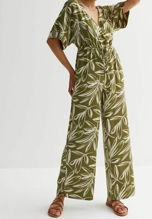 Jumpsuit - mottled green