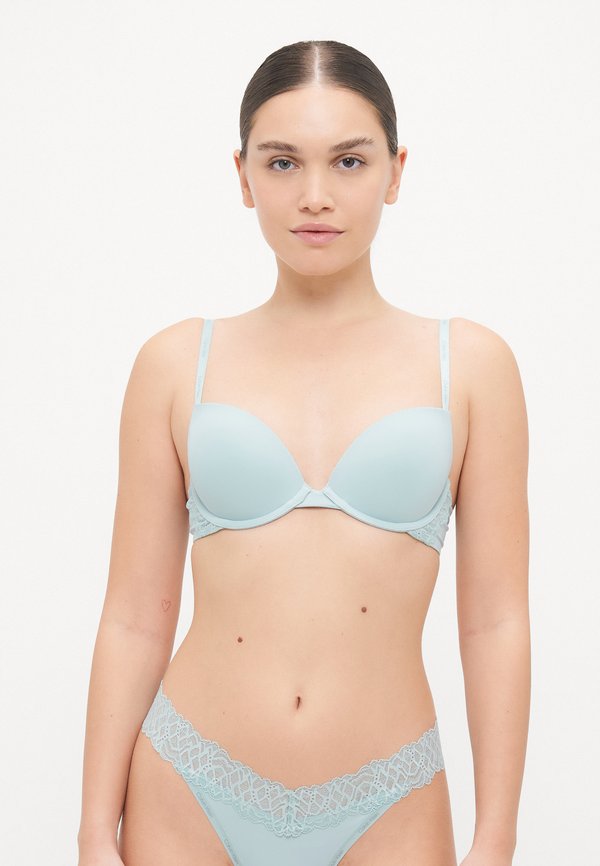 PUSH UP PLUNGE SOFT STRETCH LACE - Push-up bra - ether