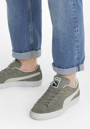 SUEDE CLASSIC XXI UNISEX - Edzőcipő - steel gray-puma white