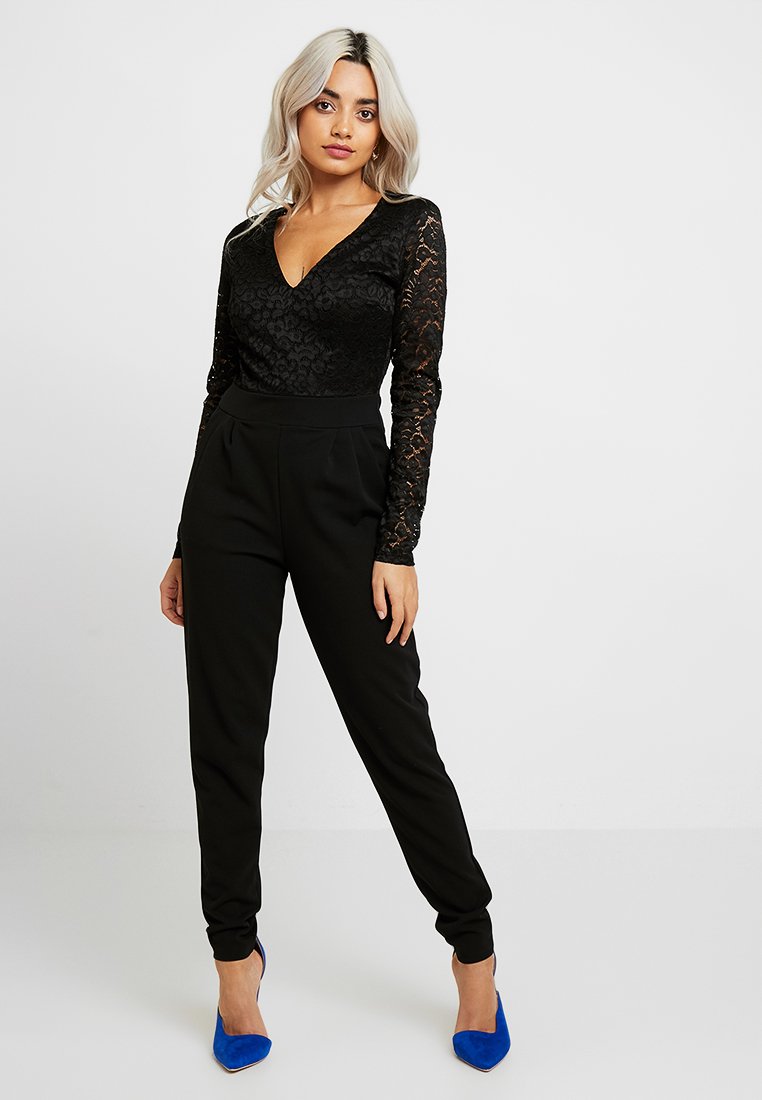 WAL G PETITE EXCLUSIVE LONG SLEEVE - Tuta jumpsuit - black/nero - Zalando.it
