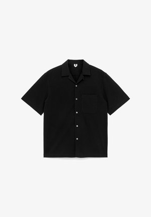 ARKET, ARKET SEERSUCKER RESORT SHIRT - Overhemd - black