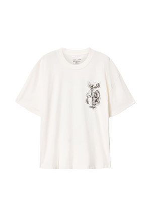 AllSaints, SERAPH SS CREW . - Μπλουζάκι με στάμπα - chalk white