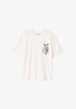 AllSaints, SERAPH SS CREW . - T-Shirt print - chalk white