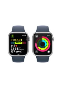 Apple APPLE WATCH SERIES 9 GPS 45MM M/L - Smartwatch - silver aluminium case/storm blue sport band