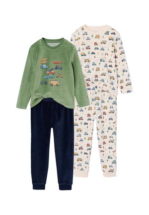 Vertbaudet, PACK OF 2 PYJAMAS FOR BOYS SET - Pyjamas - green