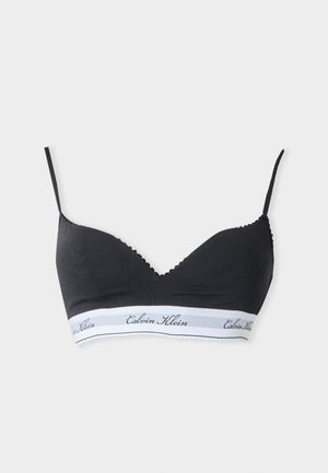 Calvin Klein Underwear, LIGHTLY LINED BRALETTE NEW SIGNATURE LOGO - Soutien-gorge triangle - black
