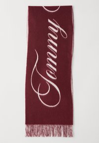 SCRIPT LOGO SCARF - Sjaal - deep rouge
