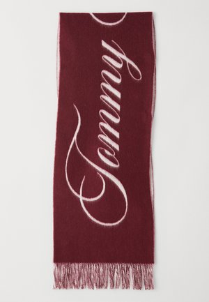 SCRIPT LOGO SCARF - Écharpe - deep rouge