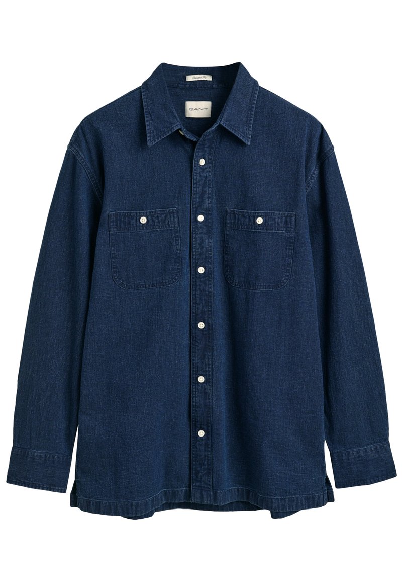 Gant Overhemd donkerblauw