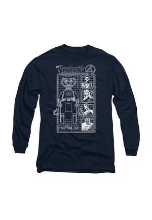 Long sleeved top - dark blue