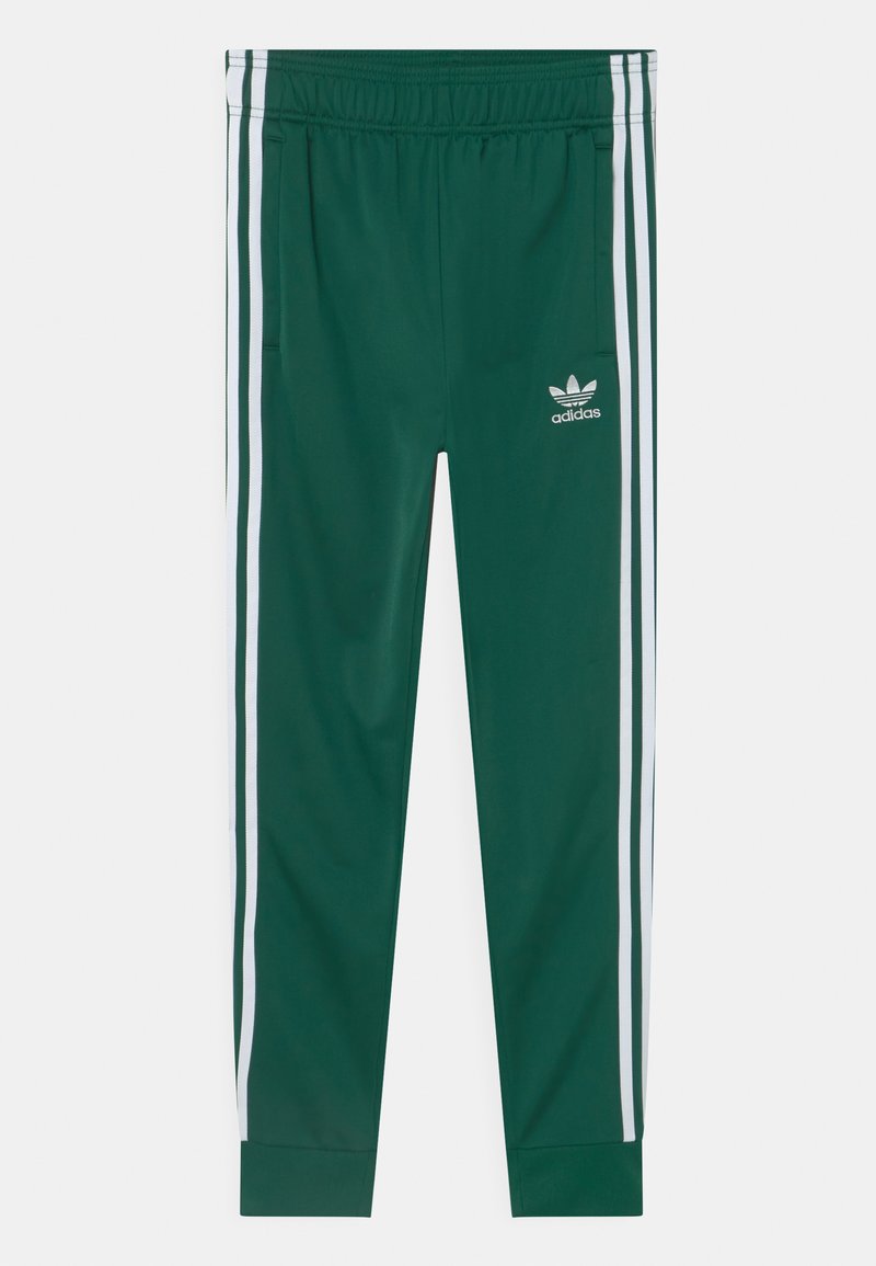 adidas Originals JUNIOR UNISEX Tracksuit bottoms dark green/green