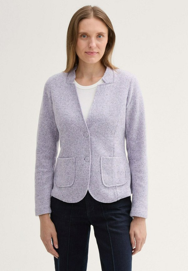 Strickjacke - soft lavender melange