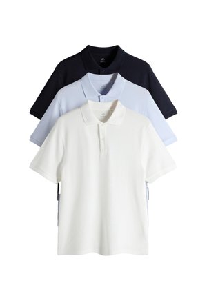 THE SET REGULAR FIT - 3 PACK - Poloshirt - navy white