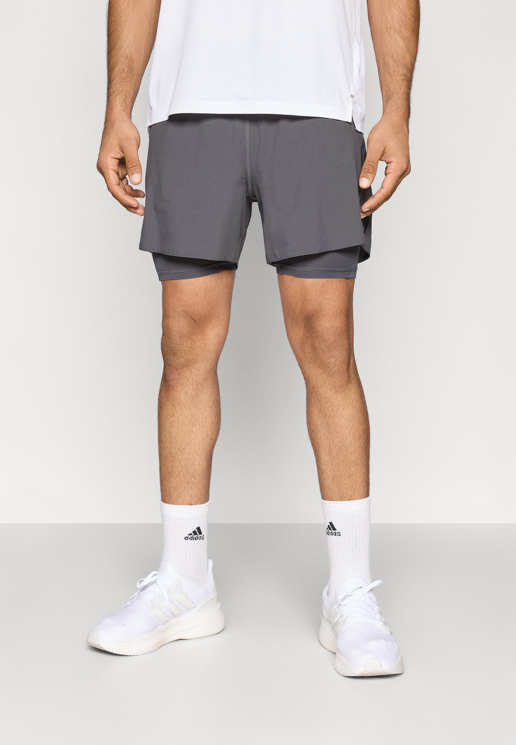 adidas shorts with nike shoes