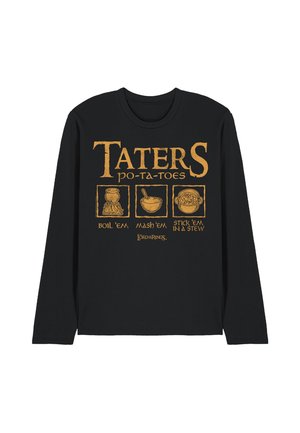 Cotton Soul, LORD OF THE RINGS TATERS - Long sleeved top - black