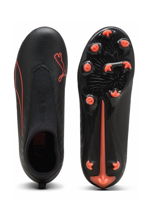 PUMA ULTRA 6 MATCH+ FG/AG FUSSBALLSCHUHE OHNE SCHNÜRUNG UNISEX - Football boots artificial grass - black- red — photo 3