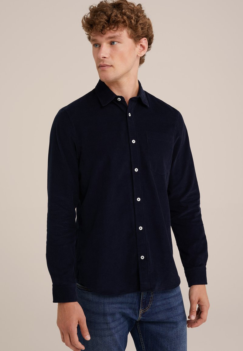 WE Fashion The baby cord - Marškiniai - blue