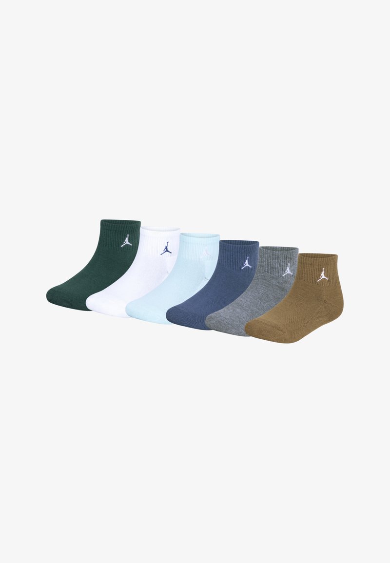Jordan EVERYDAY ESSENTIALS UNISEX 6 PACK - Calcetines - oxidized green