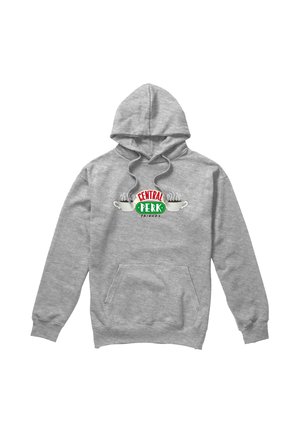 Cotton Soul, FRIENDS/CENTRAL PERK LOGO - Hoodie - mottled light grey