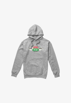 Cotton Soul, FRIENDS/CENTRAL PERK LOGO - Hoodie - mottled light grey