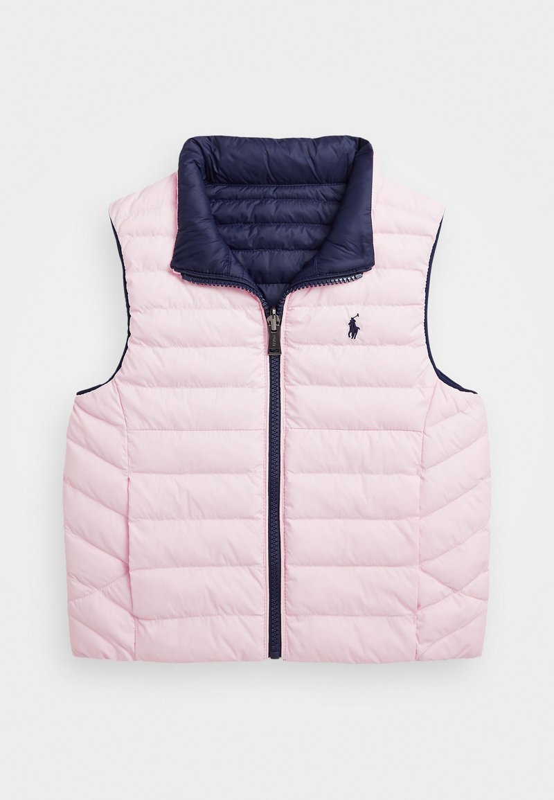 Polo Ralph Lauren - P-LAYER 2 REVERSIBLE QUILTED VEST - Waistcoat - newport navy/hint of pink, Enlarge