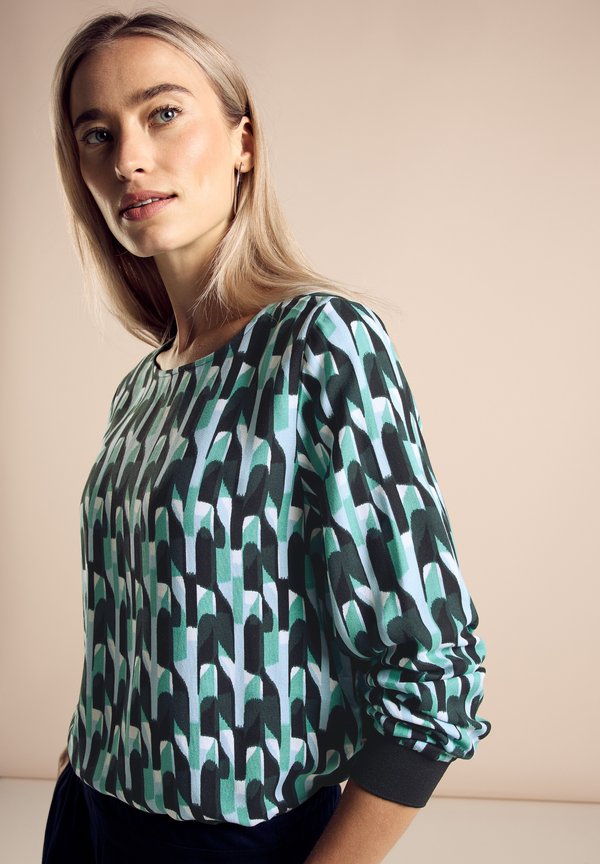 BEDRUCKTE - Bluse - grün