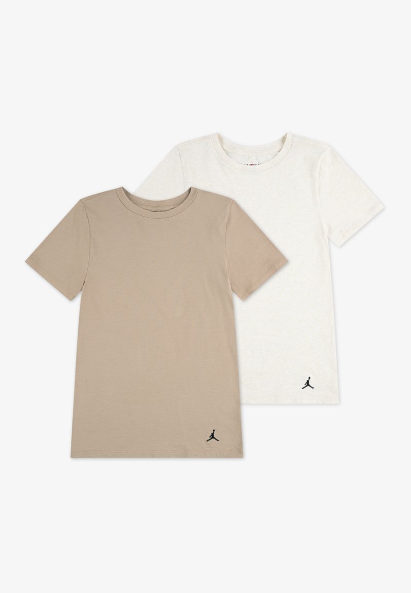 Jordan FLIGHT BASE TEE 2 PACK - Camiseta interior - hemp/beige - Zalando.es