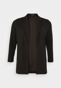 Vero Moda Curve VMCLIVA LONG NOOS - Kort kåpe / frakk - black