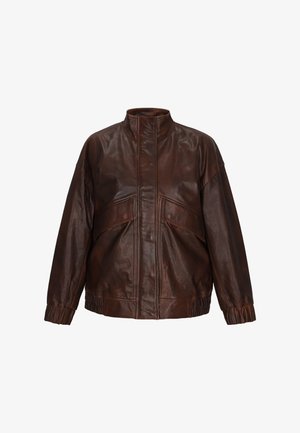 DreiMaster, DREIMASTER JACKET - Bőrdzseki - brown