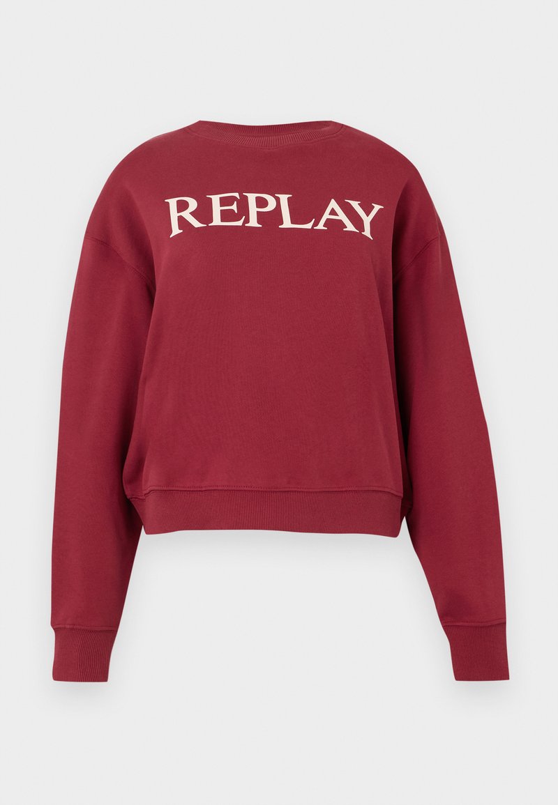 Replay Sweatshirt - wine red/bordeaux - Zalando.co.uk