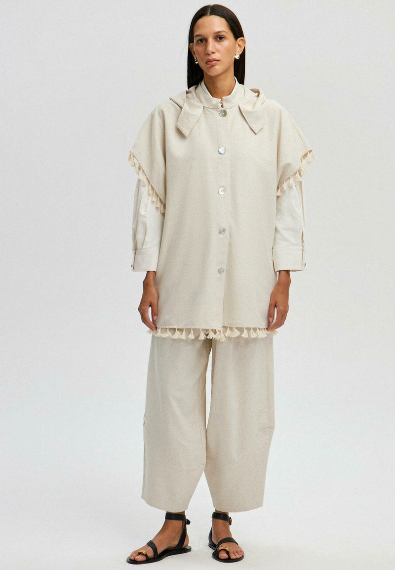 Touché Privé Halflange jas graniet