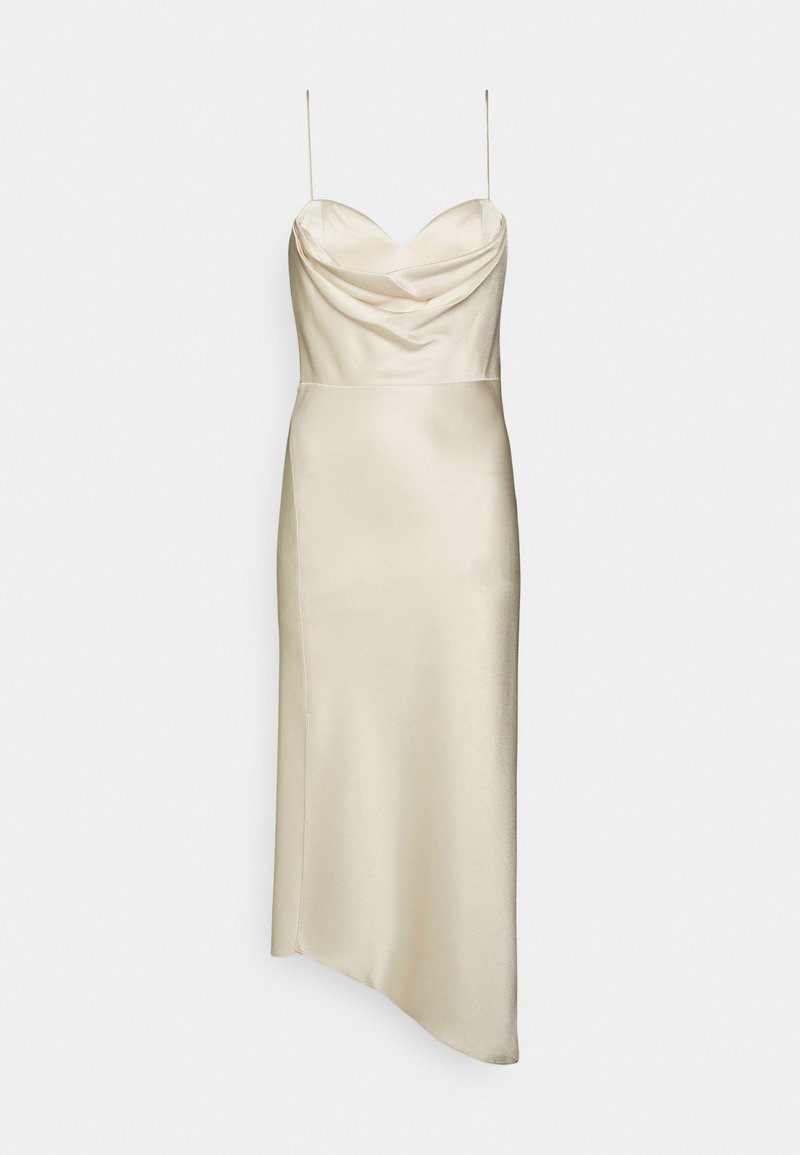 alice + olivia Cocktailjurk goudkleurig alice + olivia Cocktailjurk goudkleurig