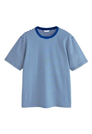 Next REGULAR FIT - HORIZONTAL STRIPE RINGER T-SHIRT  . - Camiseta estampada - blue