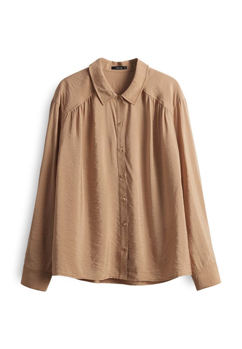 Opus Overhemdblouse camel