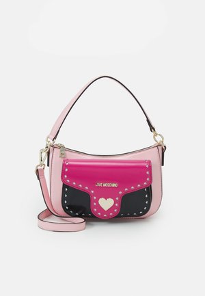 HEART SHAPED STUDDED TOP HANDLE - Kabelka - fantasy color