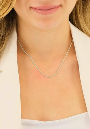 MUAU Schmuck, UNISEX - Halskette - weissgold-colored