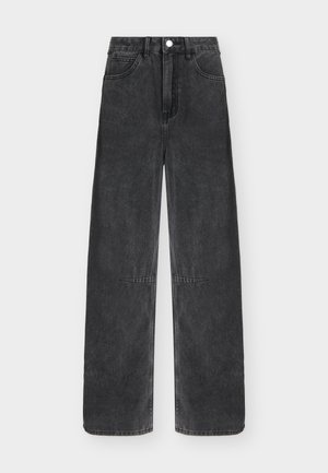 Lollys Laundry, AVALL JEANS - Wide leg - washed black