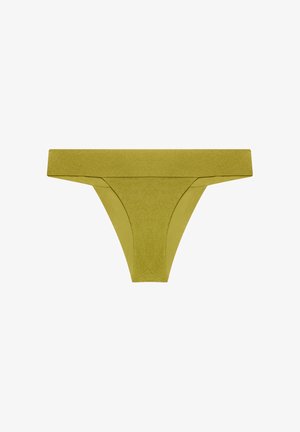 Yamamay, SHIRA - BIKINI BOTTOM - Slip bikini - olive green plain