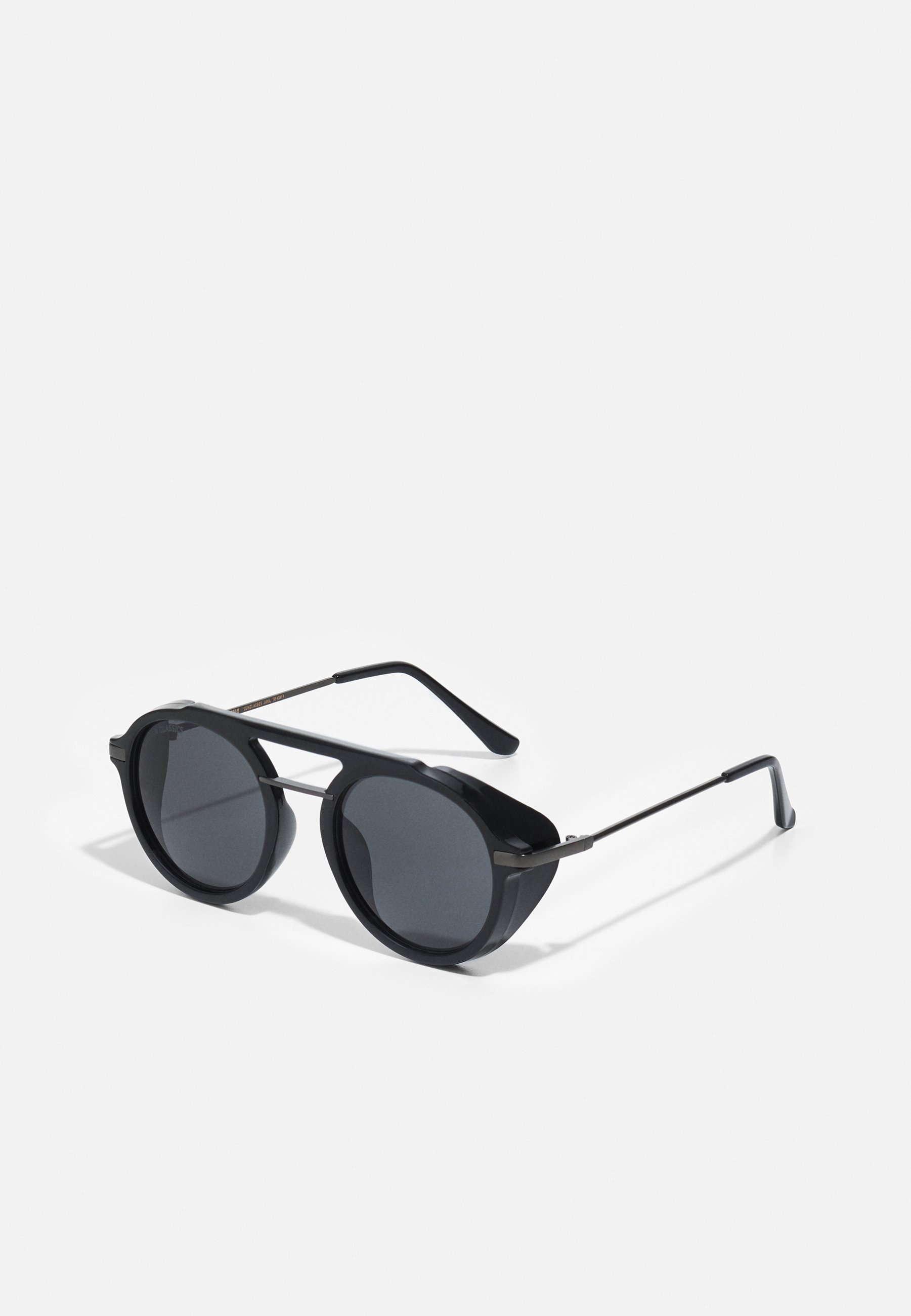 Urban Classics Occhiali Da Sole Unisex Bogota - Nero, Montatura Larga Quadrata, Protezione UV400, Custodia Inclusa